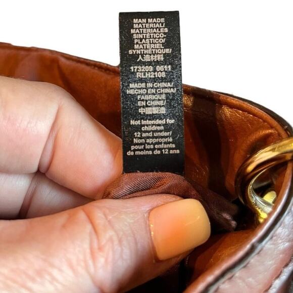 Relic Shoulder Bag Brown Roomy Inside Zippered Pocket - Picture 5 of 6